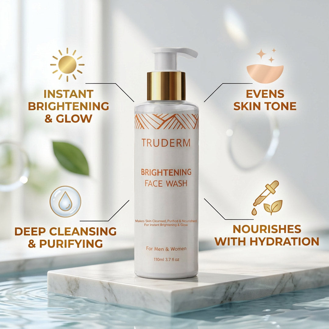 Brightening face wash