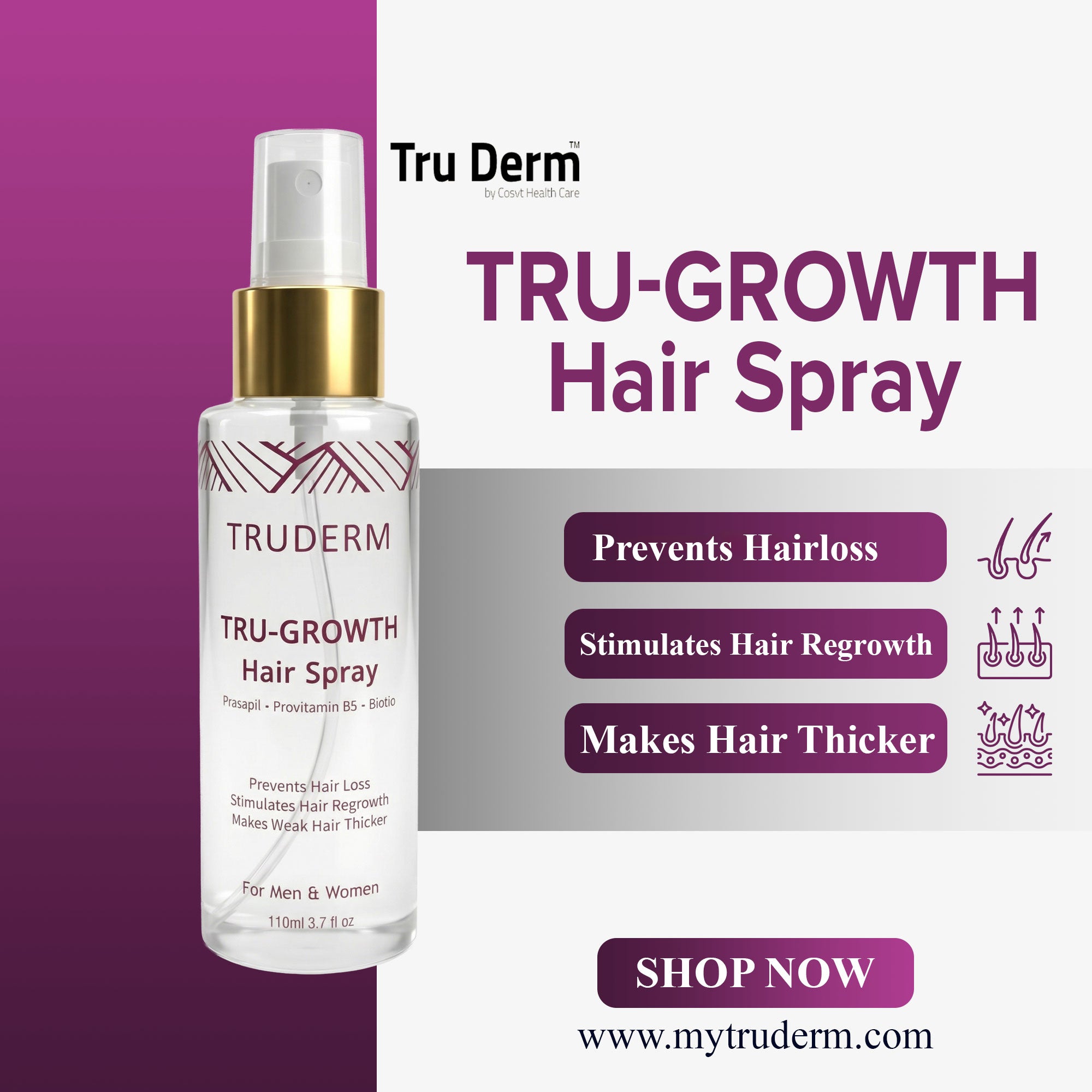 Tru Growth Hair Spray
